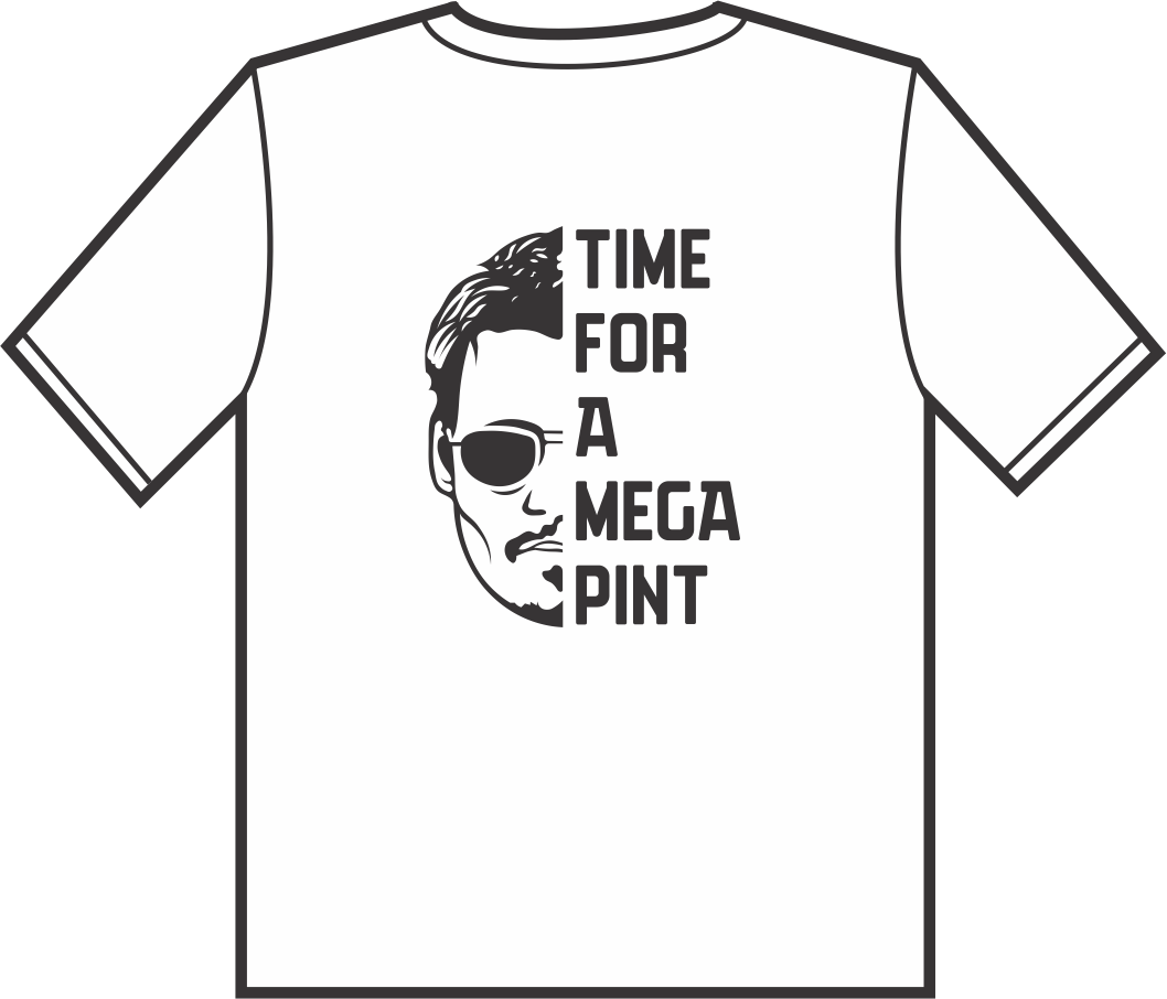 MEGA-PINT Johnny Depp T-Shirt FDG01-1HT-23040
